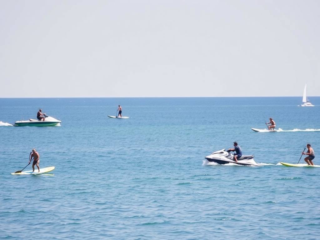 Water sports at the beach in Punta Cana